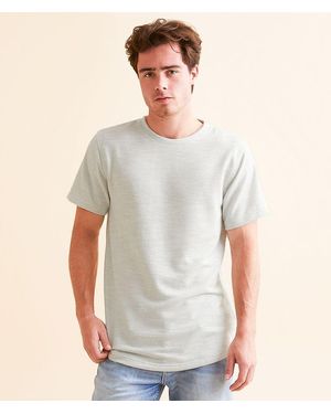 Nova Industries Textured Knit T-Shirt - Gray