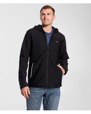 Maven Co-op Heat Quilted Softshell Hooded Jacket - Black