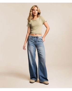 Hidden Jeans Nori Wide Leg Jean - Blue