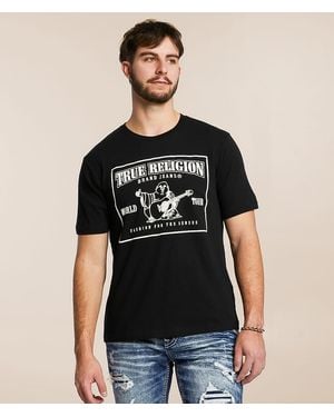 TRUE RELIGION Panther Crew T-shirt in Red for Men | Lyst