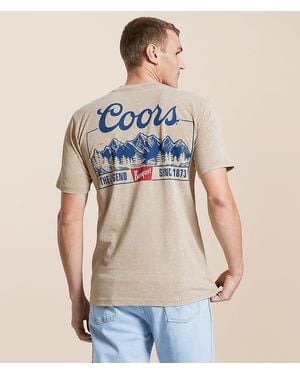 Changes Coors Banquet Mountain T-Shirt - Blue
