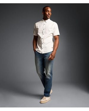 Outpost Makers Relaxed Straight Stretch Jean - Black