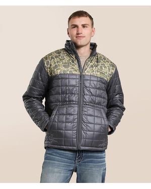 Fieldstone Backwoods Camo Quilted Jacket - Gray