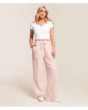Gilded Intent Wide Leg Sweatpant - Pink