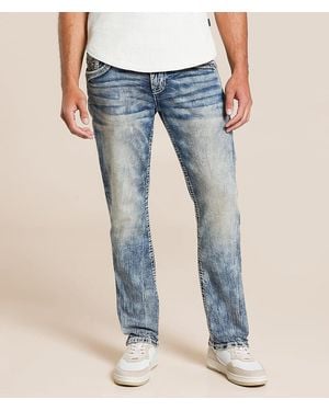 Rock Revival Nash Straight Stretch Jean - Blue