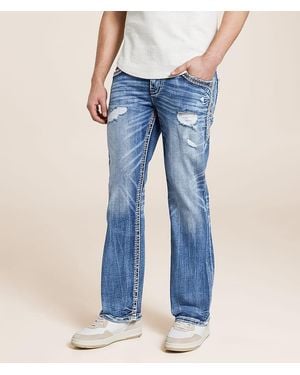 Rock Revival Baylor Slim Boot Stretch Jean - Blue