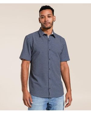 J.B. Holt Diamond Athletic Performance Stretch Shirt - Blue