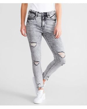 BKE Parker Ankle Skinny Stretch Jean - Gray