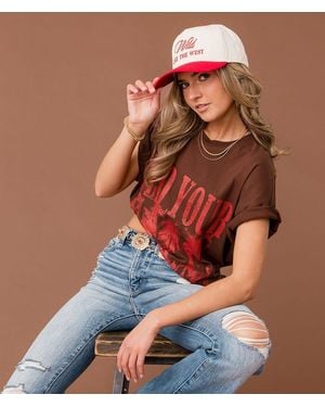 Sterling & Stitch Hold Your Horses T-Shirt - Orange