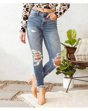 Bridge by GLY Mid-Rise Ankle Skinny Jean - Blue