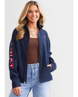 Ariat New Team Softshell Jacket - Blue