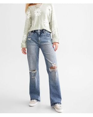 Willow & Root The Wide Leg Jean - Blue