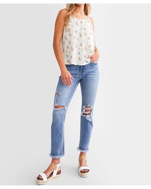 Willow & Root The Mom Jean - Blue