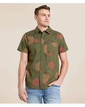 Brixton Charter Stretch Shirt - Green