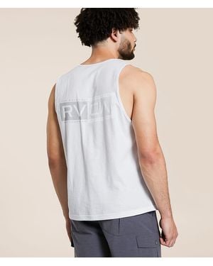 RVCA Contrast Tank Top - White