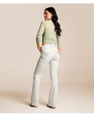 Miss Me High Rise Boot Stretch Jean - Natural