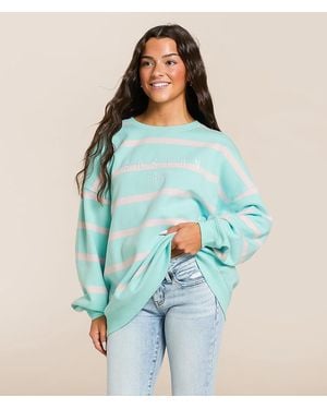 FITZ + EDDI Boston 1997 Oversized Pullover - Blue