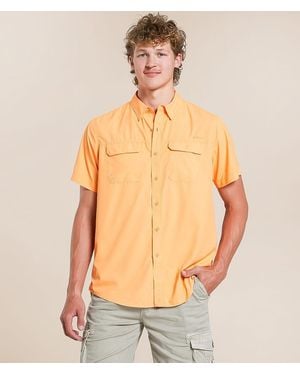 Ariat Vent Tek Fitted Outbound Shirt - Orange