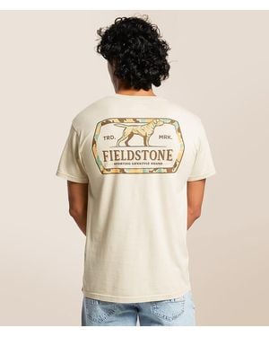 Fieldstone Camo Dog T-Shirt - Natural