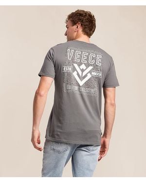 Veece Block Atlas T-Shirt - Gray