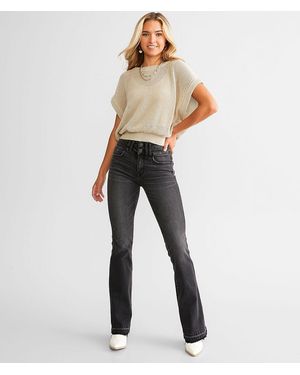 Flying Monkey High Rise Boot Stretch Jean - White