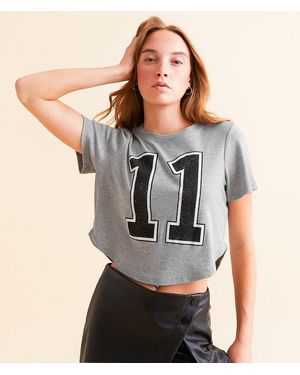 Bioworld 11 Cropped T-Shirt - Gray