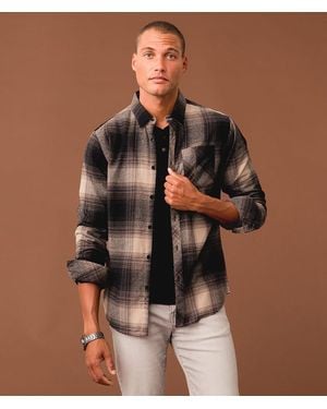 Outpost Makers Flannel Standard Shirt - Brown