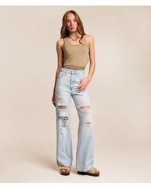 Levi's Premium Ribcage Wide Leg Jean - Natural