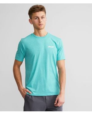 Oakley O Swirl Wave O Hydrolix T-Shirt - Blue