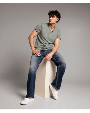 BKE Seth Straight Stretch Jean - Gray
