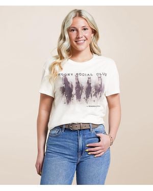 Hooey Stampede Social Club T-Shirt - White