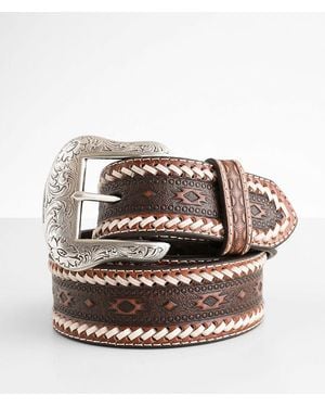 Ariat Tooled Leather Belt - Brown