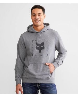 Fox Boxed Future Hooded Sweatshirt - Gray
