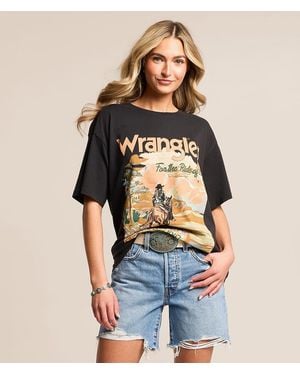Wrangler For The Ride T-Shirt - Blue
