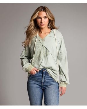BKE Pieced Hoodie - Gray