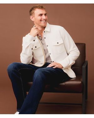 Outpost Makers Textured Athletic Knit Shirt - White