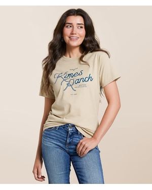 Kimes Ranch Lasso Script T-Shirt - Blue