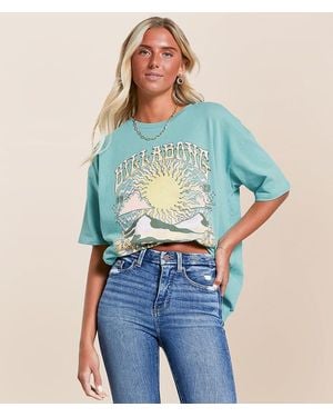 Billabong The Balance Overized T-Shirt - Blue