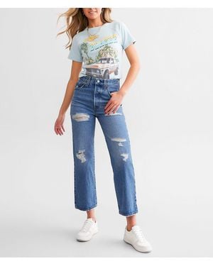 Levi's Ribcage Ankle Straight Jean - Blue