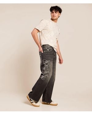 Lowe Dissent Baggy Wide Leg Jean - Natural