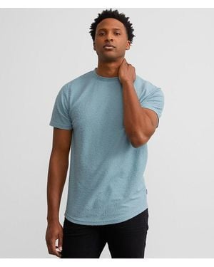 Nova Industries Pulled French Terry T-Shirt - Blue