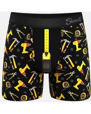 Shinesty The Tool Kit Stretch Boxer Briefs - Black