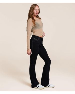 Rock Revival Nadine Mid-Rise Boot Stretch Jean - Natural