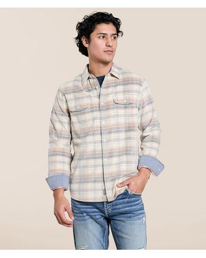 Flag & Anthem Campbell Plaid Shirt - Natural