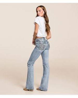 Miss Me High Rise Boot Stretch Jean - Blue