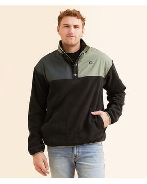 Tentree Recycled Microfleece Pullover - Black