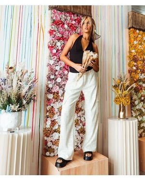33 Coastal Lace Cargo Pant - Metallic