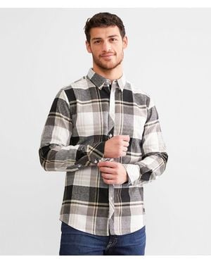 Outpost Makers Plaid Flannel Shirt - Gray