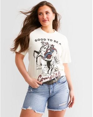 Ariat Good To Be A Cowgirl T-Shirt - White