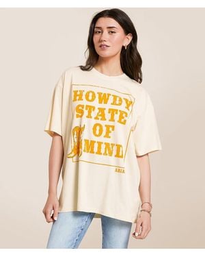 Ariat Howdy State Oversized T-Shirt - Natural